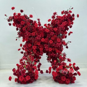 Custom High Quality Flower Wall and Flower Arch Artificial Flowers for Wedding Decorations