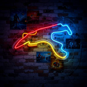 MACCAN LED Neon Sign for Wedding Decoration & Advertising DC Powered with Manual Control and Zero Installation