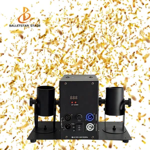 Electronic Spray Confetti Powder Electronic Remote Control Double-headed Wedding Party Graduation Party
