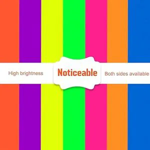 Bright Neon Fluorescent Paper Colorful Fluorescent Cardstock for DIY Craft Party Decoration Advertising Poster