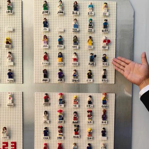 Wedding Sign-In Building Block Figurine Display Box Storing Wedding Gifts For Company Annual Meeting Birthday Party Signature