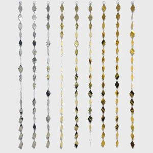 Modern Elegant Detachable Wedding Ceiling Decoration Classic PVC/PET Sequins Curtains Multi Color Party Decor Wholesale New