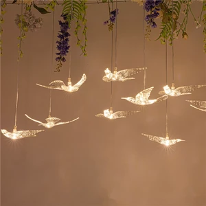 Events Wedding Decoration Ceiling Light Led Crystal Chandelier Pendant Light for Wedding Events Party Supplies