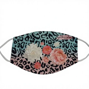 Silk Screen Printed Cotton/Polyester Party Mask with Full Face Coverage for Daily Wear