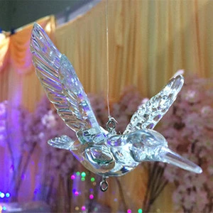 Wedding Party Supplies Acrylic Hanging Birds for Wedding Ceiling Aerial Hanging Bird Commercial Restaurant Hotel Decoration