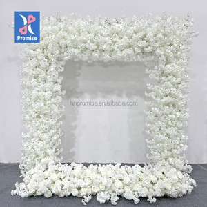 Promise Wholesale Customized Metal Frame Silk Flower Arch for Wedding Decor-Eco-friendly & Durable