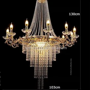 The Hotel Project Uses High-quality Large-scale European Traditional Crystal Wedding Chandeliers Wedding Lighting Fixtures