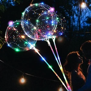 Lighting Luminous Balloons for Outdoor Summer Wedding Decoration Supply Happy Birthday Christmas Led Party Balloon Set