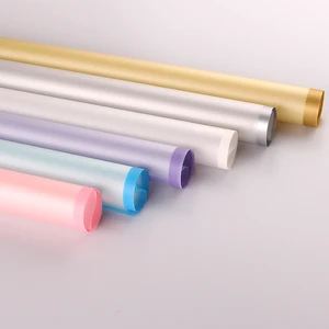 Wholesale Cheap Foggy Plastic Flower Wrapping Paper for Decoration Wedding Flower Packing Paper