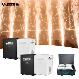 VSHOW CSF650 20 Bags Spark Ti Powder and 4PCS With case Spark Machine 650W Wedding Party Cold Stage Fireworks Sparklers Machine