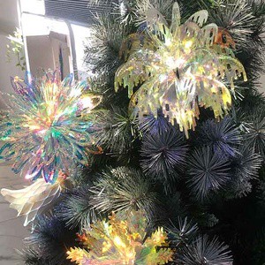 Rainbow Iridescent Honeycomb Ball Foil Ceiling Flowers for Bridal Shower Wedding