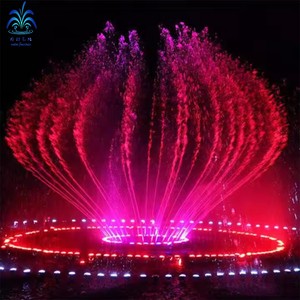 Grand Musical Dance Fountain Water Spectacle With Dynamic Light Shows Synchronized Melodies For Parks Plazas Urban Landmarks