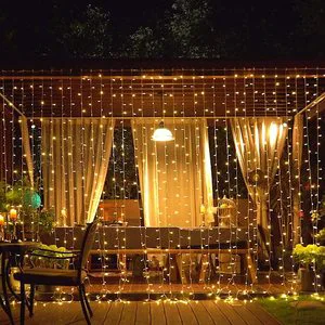 IP 67 Outdoor Waterproof Curtain Lights for Holiday Christmas Decorative Led Curtain Light Wedding Lighting