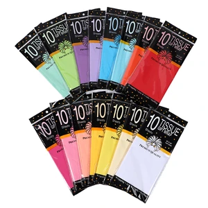 10sheets 14g Yuanyang Waterproof Sydney Paper Color Copy Wedding Decoration Tissue Double Sided for Photo Frame Candle Clothing