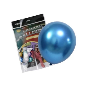 Wholesale Round Chrome Latex Balloon Metallic 10inch Inflatable for Party Supplies Graduation Wedding Happy Birthday Decoration
