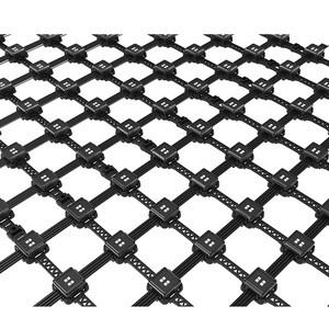 Outdoor IP67 Led Addressable Pixel Curtain Wall Grid Screen Light For Decoration Building Facade Lighting Display