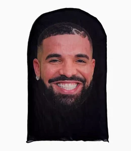 Custom Outdoor Unisex Printing Celebrity Visible Mesh 3D Funny Face Mask Headscarf Cosplay Hood Head Cover Mask Party Novelty