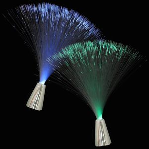 Modern Color Changing Fiber Optic Lanterns Battery Operated LED Lights for Weddings Parties Festivals-Create Romantic Atmosphere
