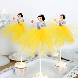Cute Tutu Princess Cake Topper Birthday Wedding Decorations Wonderful Party Decorations