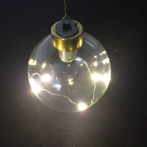 Hot-selling 8-centimeter Self-luminous Christmas Glass Balls for Christmas Trees, Christmas Decorations, Bauble