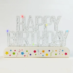 LED PARTY BIRTHDAY CAKETOPPEY WITH MUSIC