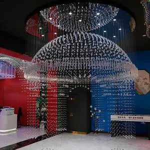New Arrival Elegant Crystal Chuppah Chandelier Ceiling Wedding Light Decorations for Hotels Hotel Pendant Chandeliers