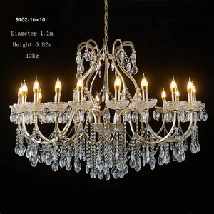 New Wedding Light Prop European Style Crystal Chandelier Wedding Hall Ceiling Decor