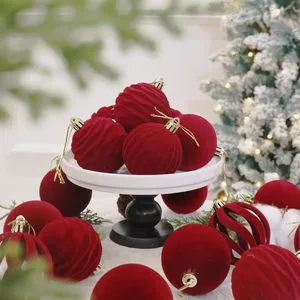 Factory Wholesale Plush Flocked Christmas Balls-Various Styles Fast Delivery Graduation & Christmas Tree Hanging Ornaments