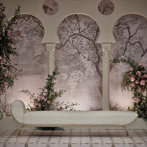 New Shobha Jain Impex Wooden Arch Look Wedding Stage best quality collection in wholesale price