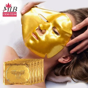 OEM Beauty Spa Face Mask Supplier Whitening Mascarillasl Skin Care Manufacturer 24k Gold Hydro Collagen Moisturizing Facial Mask