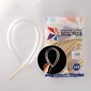 Inflatable Birthday Party Decoration Supplies Decor Twist 160 Ballon Crystal Clear Transparent Magic Latex Long Balloon Supplier