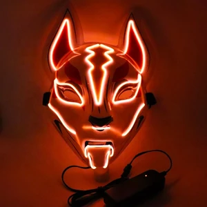 Hot Battle Royale Game Fox Drift Skin Cosplay Costumes Mask Funny Adult Halloween Party Latex Masks Props