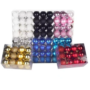 2024 New Arrival 24PCS Clear Christmas Tree Ball Ornaments for Home Party Decor and Holiday Celebrations