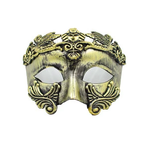 Halloween Retro Roman Venetian Half - Face Mask Antique - Style Carved for Phantom of the Opera Masquerade Party Decoration