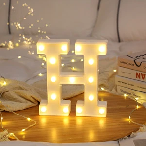 Letter-shaped Lights English Numerals Declaration of Love Valentine Wedding Proposal Birthday Celebration Decorative Lights