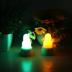 Dongguan Manufacturer's Creative Wireless Charging LED Digital Candle Light Small Flame Decorative Lighting for Weddings
