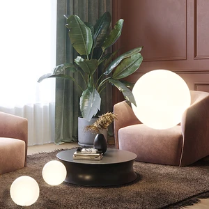 Party LED Ball Lamp - Waterproof RGB Color Changing Floor Light for Wedding/Festival/Lawn Decoration