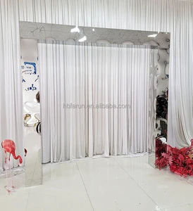 FURUN Wedding Arch Stainless Steel Door Backdrop Stand Stage Background Wedding Party Decoration Factory Customization