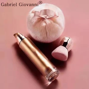 Makeup High Quality Long-lasting Cosmetics Shimmer Glitter for Face for Body Fluffy Pink Beauty Powder Puff Body Highlight