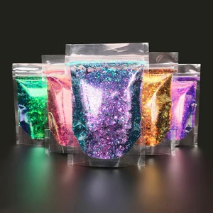 Eco-friendly Resistant Solvent Polyester Fine Extra Wholesale Glitter Chunky Mixed Glitter