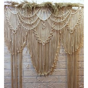 Wedding Arch Decor Wall Tapestry Elegant Curtain Decoration Backdrop for Party Hangings