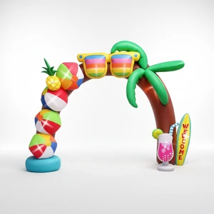 Inflatable Party Arch for Decoration Custom Size Logo Direct Factory Supply with After-Sales Support