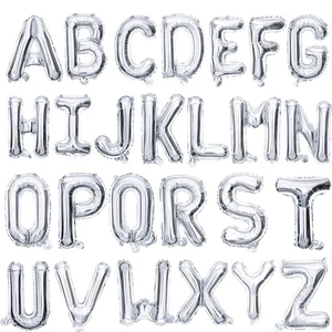 2025 Cheap Birthday Party Wedding Balloons 16 Inch Alphabet Letter Foil Balloon Decoration and Elegant