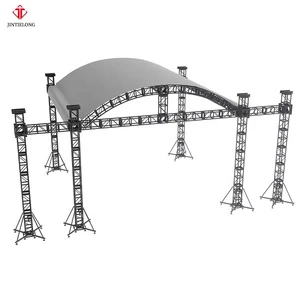 Portable Aluminum Alloy Square Display Truss System Modular Design Quick Installation Durable Build For Stage Outdoor Events