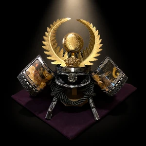 JAPANESE SAMURAI HELMET KABUTO WEARABLE – TOKUGAWA IEYASU MODEL | AUTHENTIC MADE IN JAPAN | GIFT & HOME DECOR