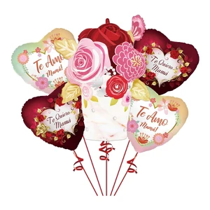 Hot Sell Spanish Mother's Day Balloons Foil Balloon For Party Decoration