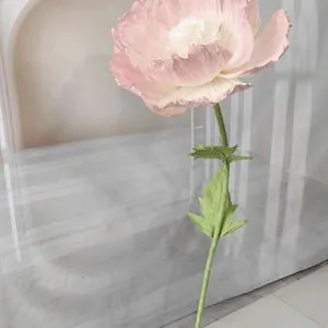 Large Papaver Orientale Wedding Paper Art Flower Store Display Props for Event Decoration Wedding Decoration Paper Flowers