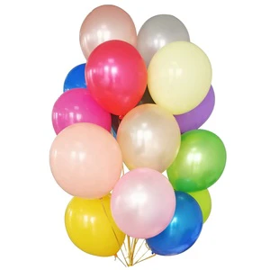 Wholesale Happy Birthday Party Decoration Balon Globos Set Metallic Latex Biodegradable Helium Ballon Balloons Gift