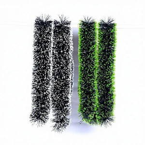 Christmas New Year's Day Wedding Door Wreath Decorative Plastic Snowflake 2m Artificial Flower Wreath