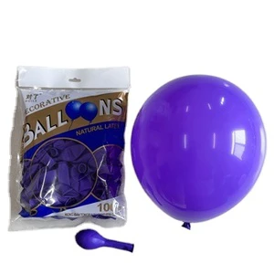 Haorun Wholesale Party Decorations Balloons Round Shaped Colorful Matte Latex Balloon for Wedding & Birthday